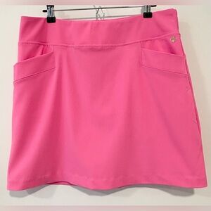 Lily Pulitzer Luxletic Maryana Skort Prosecco Pink UPF 50+ Women's Skirt Size 10